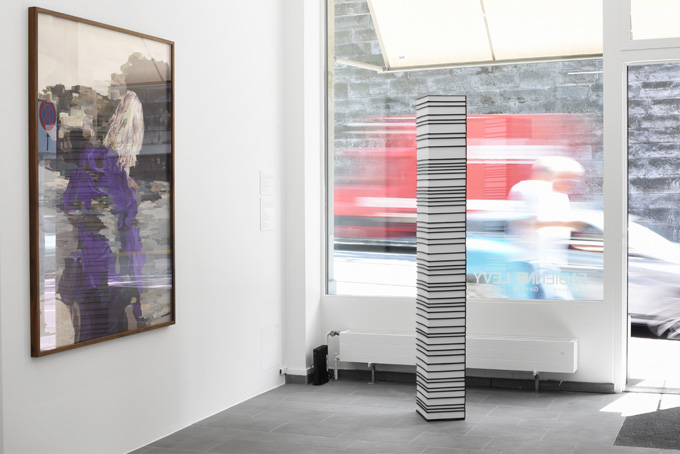 Ausstellungsaussicht, Andrea Galvani - Elevation, Fabienne Levy Lausanne, 2019 © Julien Gremaud